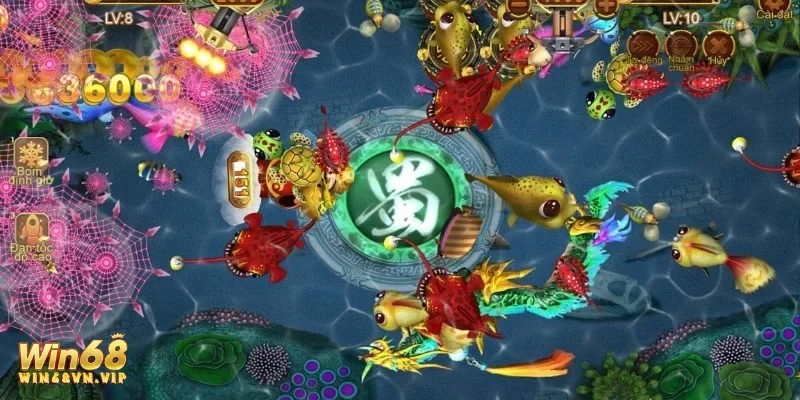 Hiệu ứng kỹ năng bắt mắt và hệ thống cá boss ấn tượng